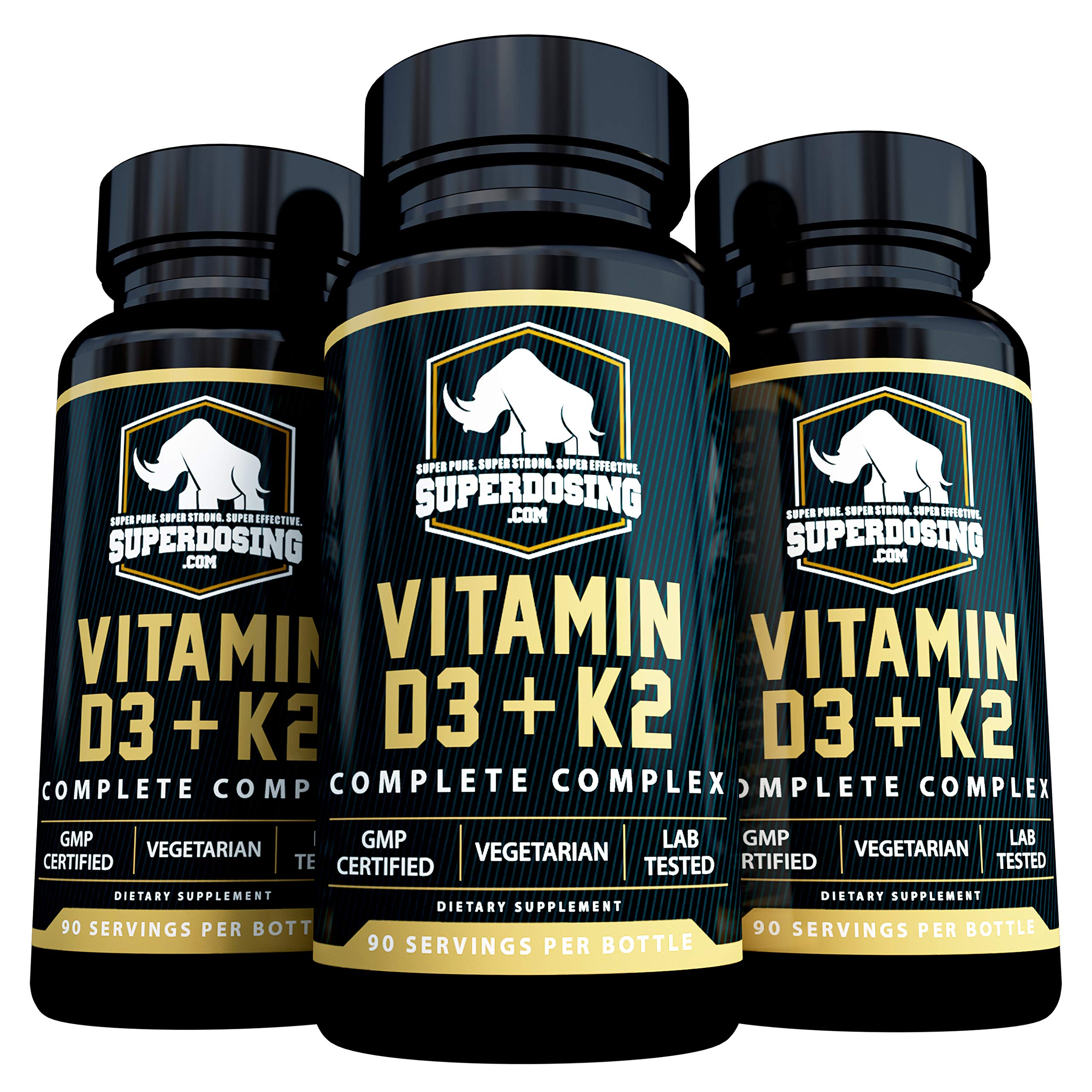  Max Strength 10,000 IU Vitamin D3 and 1500 mcg Vitamin K2 Supplements for Immune System Health
| Best K2D3 Vitamin with